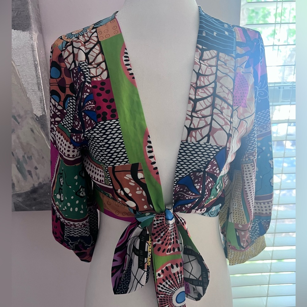 Printed Crop Top